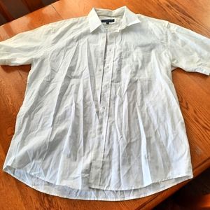 Michelson Studio London XXL Cream Short Sleeve Shirt